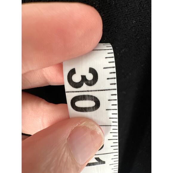 Old Navy Pants Womens Medium Black Velvet Taylor Wide Leg Trousers High Rise - Picture 6 of 8